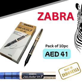 Ball Point DX7 Black 10pc